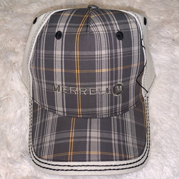 Merrell Other - Merrill Hat Plaid Solid NWOT Tan /Taupe